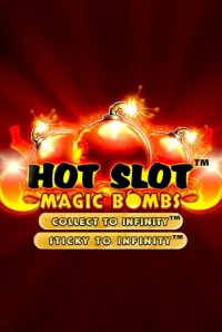 hot slot magic bombs game logo
